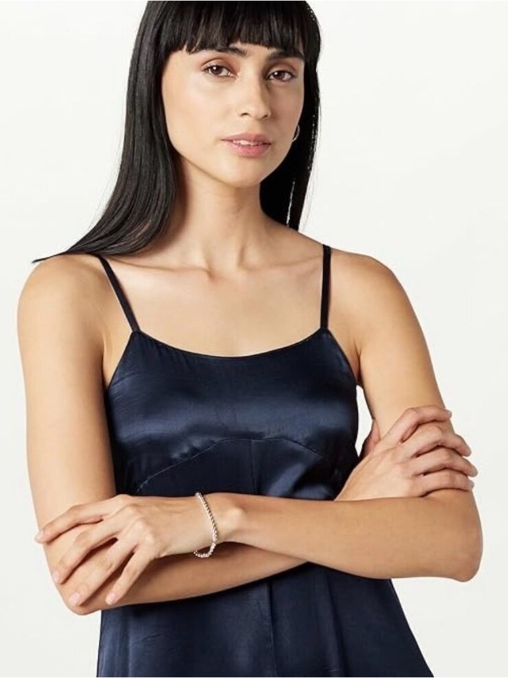 The Drop Long Maxi Slip Dress “Sky Captain” Midnight Blue NWT
Size Small - Picture 3 of 6